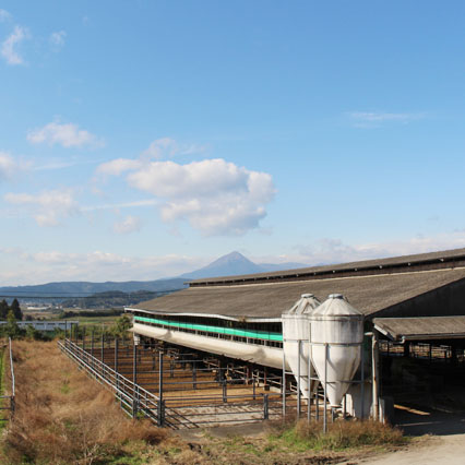 牧場面臨高千穗峰高城町